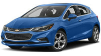 Keyless Rear Door Handle Blue Chrome Button 2016-2019 Chevrolet Cruze