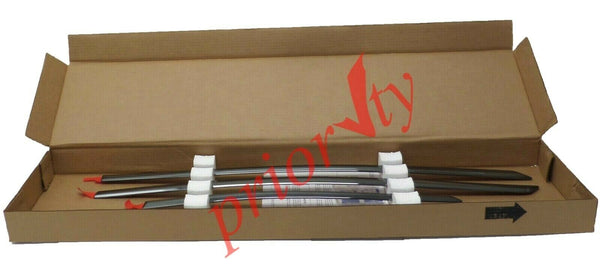 23252585 Front and Rear Side Door Moldings Black Ice Chrome 2017-19 Cadillac XT5