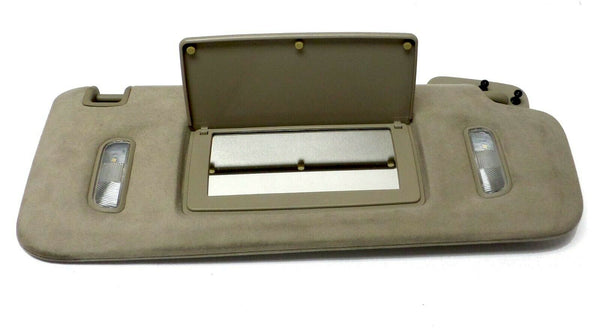Led Sun Visor Suede Shale Passenger Side 2007-2020 Cadillac Escalade