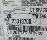 23318700 Original Equipment GM Battery Vent Tube 2016-2019 Cadillac XTS