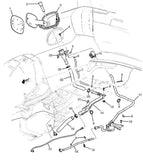 85117972 Fuel Tank Filler Hose with Emission Vent Solenoid Escalade Tahoe Yukon