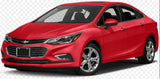 Keyless Rear Door Handle Red Hot w/ Black Button 2016-2017 Chevrolet Cruze