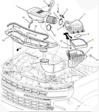 84121219 OEM Air Cleaner Element Escalade Suburban Silverado Tahoe Sierra Yukon