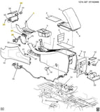 20997063 Floor Front Console Plate Indicator Power Receptacle Chevrolet Malibu