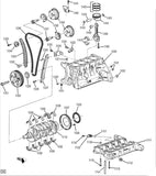 55580130 New OEM Engine Crankshaft 1.4L 2011-15 Chevrolet Volt 2014 Cadillac ELR