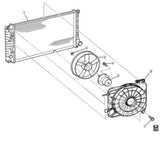 22724215 New OEM Engine Cooling Radiator 2004-05 Chevy Cavalier  Pontiac Sunfire