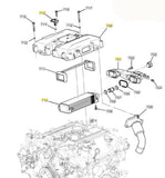12655278 Charge Air Cooler n Cover V6 3.6L Twin Turbo 2016-2019 Cadillac ATS XTS