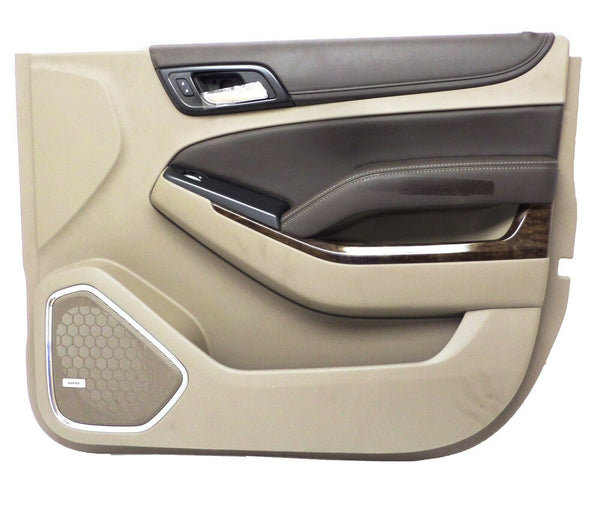 84365549 Front Right Passenger Side Door Panel Cocoa Dune 2016-2019 Tahoe Yukon