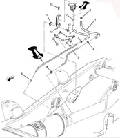 Exhaust Pressure Differential Sensor Chevrolet Silverado GMC Sierra 2500HD 6.6lL