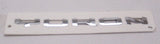 Chrome Rear Tailgate Door Emblems 3D Badge 2021-2023 GMC Yukon Yukon XL