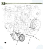 Air Condition Compressor Bolt M8X1.25X166 Escalade Silverado Sierra Tahoe Yukon