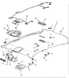 22800732 New OEM Overhead Console Titanium Sunroof 2014-2017 Chevrolet Impala