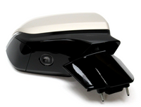 Right Side Mirror Empire Beige Met Blind Sensor Puddle Sign Suburban Tahoe Yukon