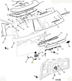 84990207 Liftgate Release Switch Summit White 2021 Escalade Suburban Tahoe Yukon