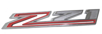 Chevrolet Silverado Colorado Tahoe Fender z71 Emblem Red White See Through Back