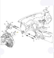 55577540 Manual Transmission Shifter Assembly 6 Spd 2011 Buick Regal Verano 2.0L