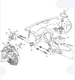 55577540 Manual Transmission Shifter Assembly 6 Spd 2011 Buick Regal Verano 2.0L