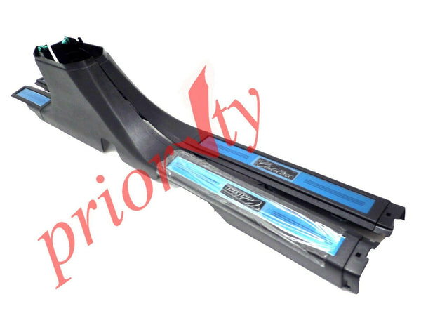 19172905 Illuminated Front Door Sill Plates C Script Black 2010-16 Cadillac SRX