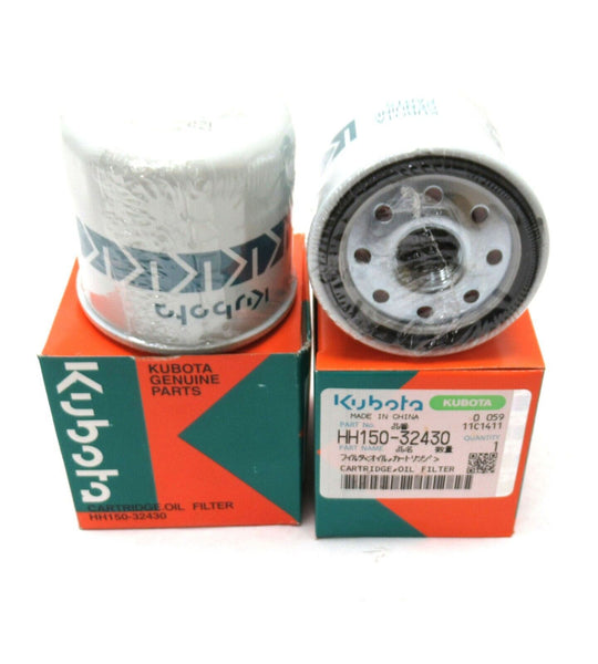 2PACK Kubota Engine Oil Filter HH150-32430 for Kubota B BX D DF F FZ GF G GR TG