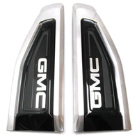 GMC Bright Galvano Front Passenger & Driver Side Fender Ornamentation Vent Yukon