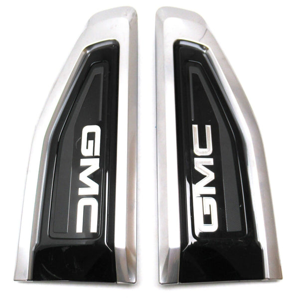GMC Bright Galvano Front Passenger & Driver Side Fender Ornamentation Vent Yukon