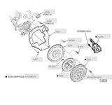 YS8Z7563AA Clutch Pressure Plate Manual Transmission 2001-02 Mercury Cougar 2.5L