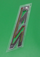Chevrolet Silverado Colorado Tahoe Fender z71 Emblem Red White See Through Back