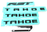2019-2023 Tahoe Nameplate Emblem Badges 3D RST, LT Black 84910058