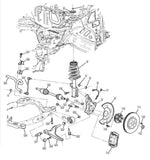 22830912 AcDelco Front Disc Brake Pad Set for 2010-2016 Cadillac SRX