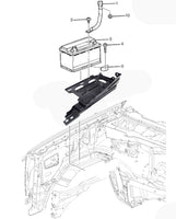 Passenger Side Battery Tray 2015-16 Chevrolet Silverado GMC Sierra 2500HD 3500HD