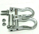 84072462 OEM Front Recovery Hooks Chrome 2007-18 Chevy Silverado GMC Sierra 1500