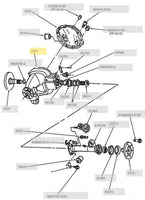 2L1W-DA Front Axle Differential Carrier 4WD 2002-05 Lincoln Navigator Ford F150