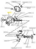 2L1W-DA Front Axle Differential Carrier 4WD 2002-05 Lincoln Navigator Ford F150