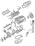 1992-1994 Ford Aerostart Ranger Taurus Sable 3.0L Engine Bare Block F2DZ-6010-A