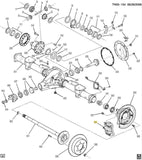 New NOS GM Rear Brake Caliper with Brake Pads, Wear Indicator 2006-10 Hummer H3T