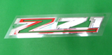 Chevrolet Silverado Colorado Tahoe Fender z71 Emblem Red White See Through Back