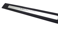 Front Door Sill Plate Black Brush Escalade Platinum 2010-2014 Cadillac Escalade