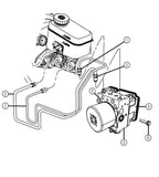 6805747AB New Bosch Brake Master Cylinder Assembly 2007-18 Jeep Wrangler JK 4x4