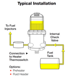 All in One Fuel Filter Water Separator and Fuel Heater Fleetguard FH236 Series