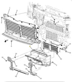 84653466 Radiator Air Front Lower Baffle 2021-2023 Chevrolet Suburban Yukon XL