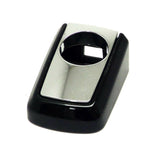 Left Hand Front Door Handle Bezel with Keyhole Painted Gloss Black Metallic