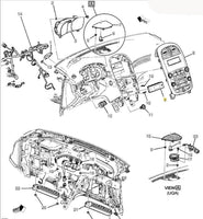23438032 OEM Radio Receiver Module No navigation UYE 2014-2015 Chevrolet Malibu