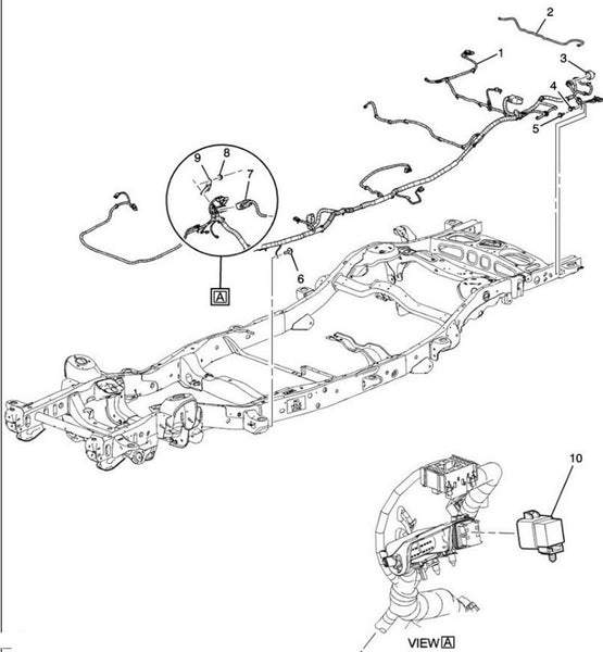 2012-14 Suburban Tahoe Yukon New Genuine OEM Wiring Harness Chassis  22970331