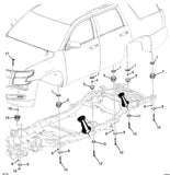15201791 New OEM GM Cabin Frame Bushing Cushion 2000-2020 Cadillac Chevrolet GMC