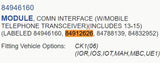 Mobil Communication Interface Receiver Module Envision CT4 CT5 Corvette Suburban