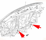 Impact Sensor 13578678 Escalade Camaro Silverado Sierra Tahoe Yukon