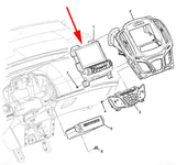 90923584 Radio Stereo AM FM Control Touch Screen Module 2014 Buick LaCrosse