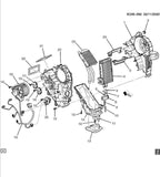 Auxiliary A/C Blower Motor Cadillac Escalade ESV Chevrolet Suburban GMC Yukon XL