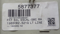 Front Door Sill Plate Titanium RH w/ Platinum Script 2010-2014 Cadillac Escalade