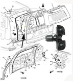 84990546 Rear Liftgate Bumper 2021-2023 Cadillac Escalade Suburban Tahoe Yukon